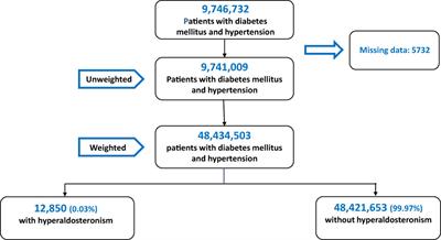 Primary hyperaldosteronism is associated with increased mortality and morbidity in patients with hypertension and diabetes